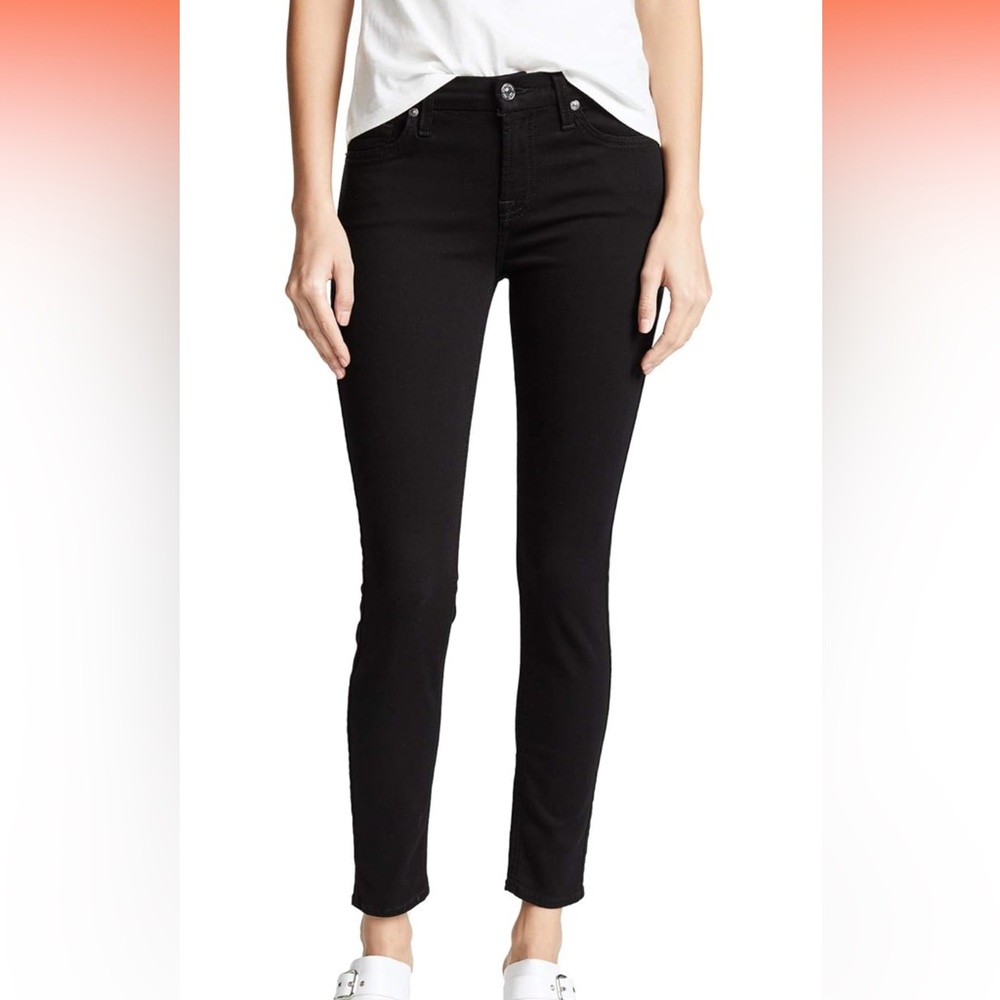 7 for all mankind black jeans